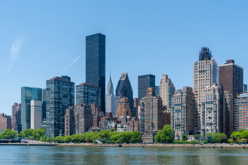Fototapeta na wymiar Skyline of Midtown Manhattan in New York City