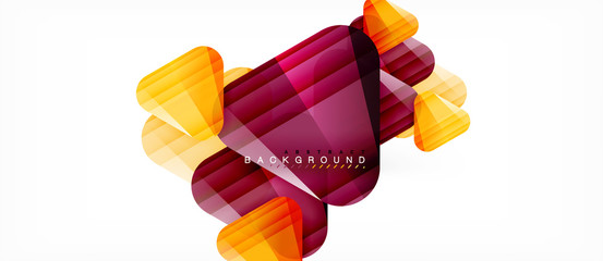 Geometric abstract background, triangles