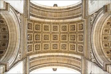 Obraz premium Arc de Triomphe Underside