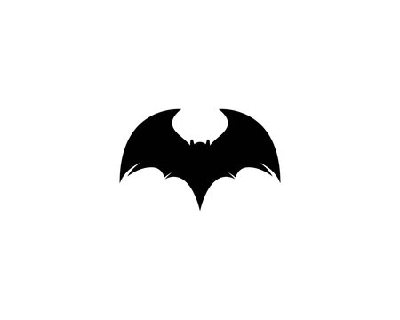 Bat logo template vector icon illustration