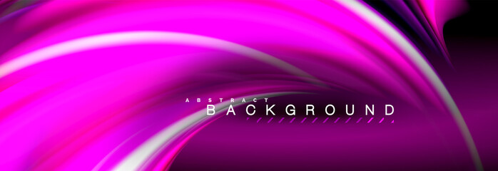 Blurred fluid colors background, abstract waves lines, mixing colours with light effects on light backdrop. Vector artistic illustration for presentation, app wallpaper, banner or posters