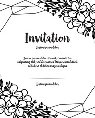 Vector botanical banners with hand draw flowers