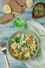 Salad with pasta