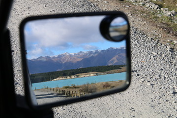 Landscape in the mirror