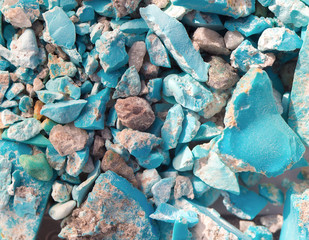 calaite turquoise raw mineral texture
