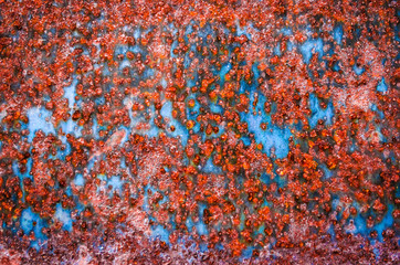 Abstract vintage dirty grunge background, old metal with crackled paint texture