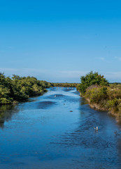Obraz premium Audenge, Gironde, Nouvelle-Aquitaine, France.