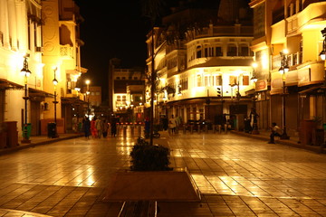 Fototapeta na wymiar STREET OF AMRITSAR PUNJAB