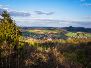 Naklejka premium landscape in autumn
