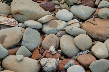 pebbles on beach