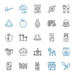 eat icons set