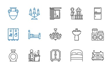 interior icons set