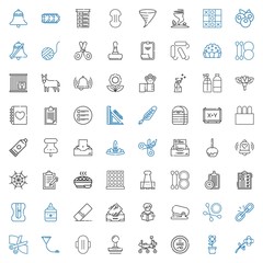 clip icons set