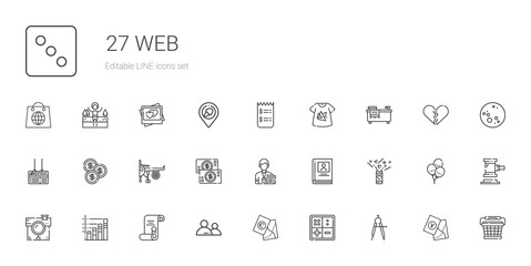 web icons set