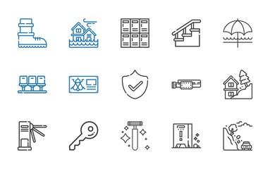 safety icons set