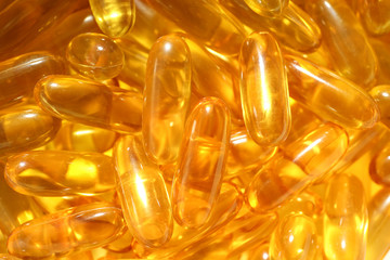 Many color pills, closeup