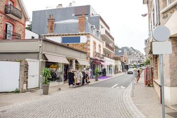 Beautiful street of European city