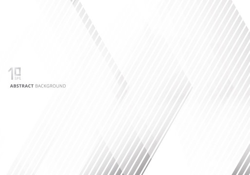 Abstract gray geometric on white background and texture technology concept style.