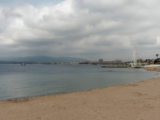 Plage Beau rivage de Saint-Rapha&euml;l dans le Var. Provence-Alpes-C&ocirc;te d'Azur