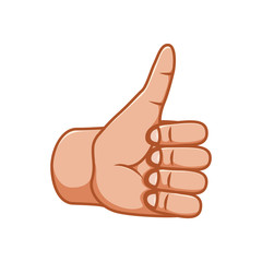 Hand gestures, great design for any purposes. Ok sign. Good sign. Gesture line icon. Hand gestures illustration. Human vector gestures. White background.