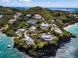 areal view of Grenada island 