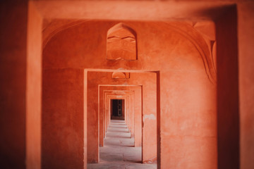 Way between passage in building