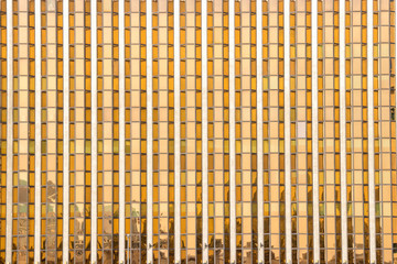Gold facade from this financial offices building