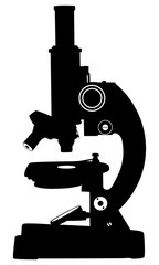 Black Vector Microscope