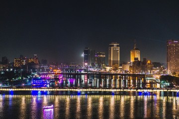 Fototapeta na wymiar cairo in night 