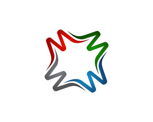 mw letter group rotation logo