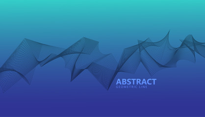 abstract geometric pattern. Graphic element vector design. illuminate color.