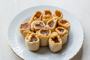 Homemade Turkish Delight Cookies / Biscuits usually Served with Tea.
