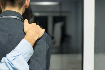 friendship and fellowship at work, business people