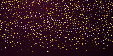 Fototapeta na wymiar Sparse gold confetti luxury sparkling confetti. Sc
