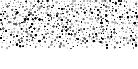 Scattered random black dots. Dark points dispersio