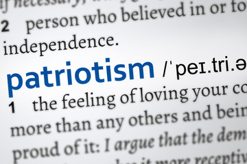 patriotism dictionary definition