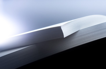 dynamic stack of paper and light effect