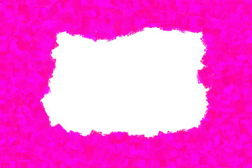 pink floral frame with flowers