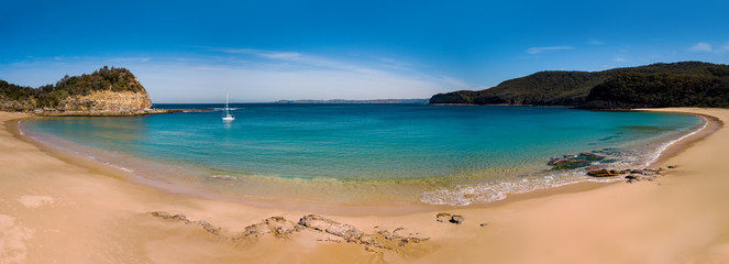 Fototapeta premium Maitland Bay beach panorama Central Coast Australia