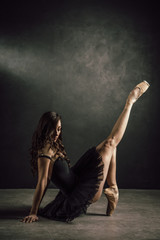 professional ballet dancer in poses