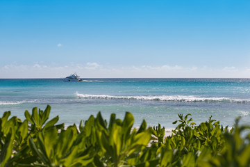 Dominican Republic, sunny panorama of the Caribbean