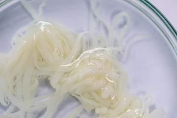 The study of Tapeworm infection is caused by ingesting food or water contaminated with tapeworm eggs or larvae in laboratory.