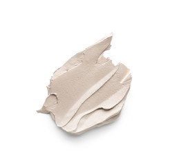 Sample of facial mask on white background