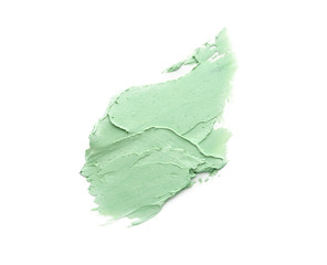 Sample of facial mask on white background