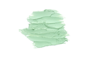 Sample of facial mask on white background