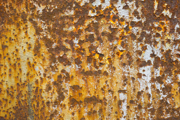Strukturierte Farbe durch Rost