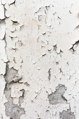 Obraz premium abblätternder weisser Farbanstrich auf Mauerwerk