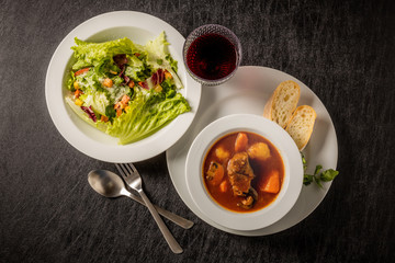 ビーフシチュー　Home-made beef stew