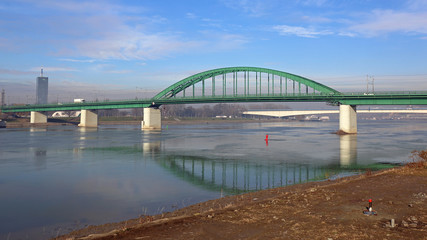 Green Bridge Belgrade Serbia