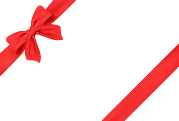 リボン はがき テンプレート